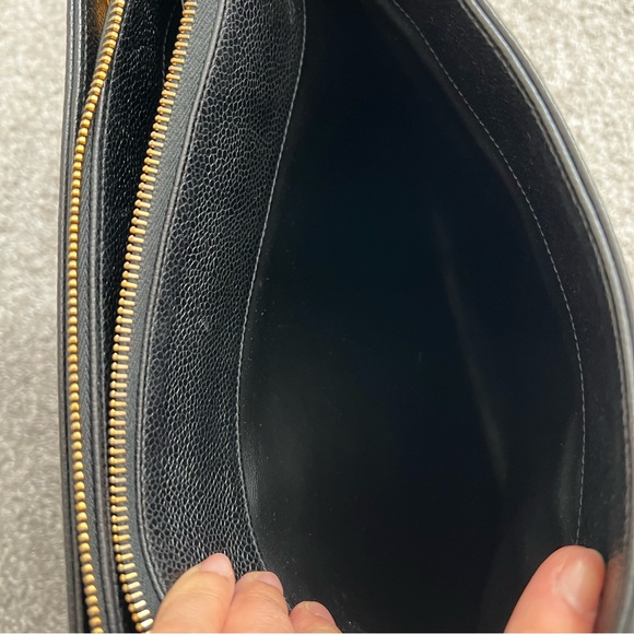 Vintage Chanel shoulder bag CC Caviar Chain tote Bag - Picture 9 of 16